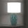 Stolní lampa TORTUGA 1xE27/40W/230V zelená/bílá