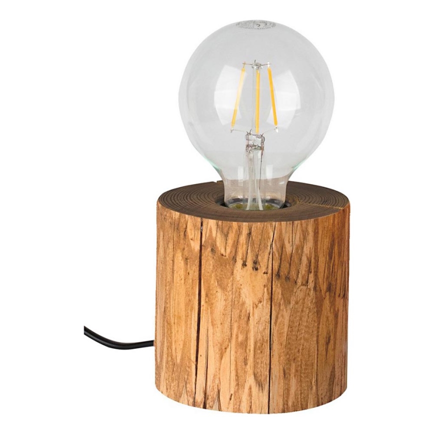 Stolní lampa TRABO 1xE27/25W/230V borovice