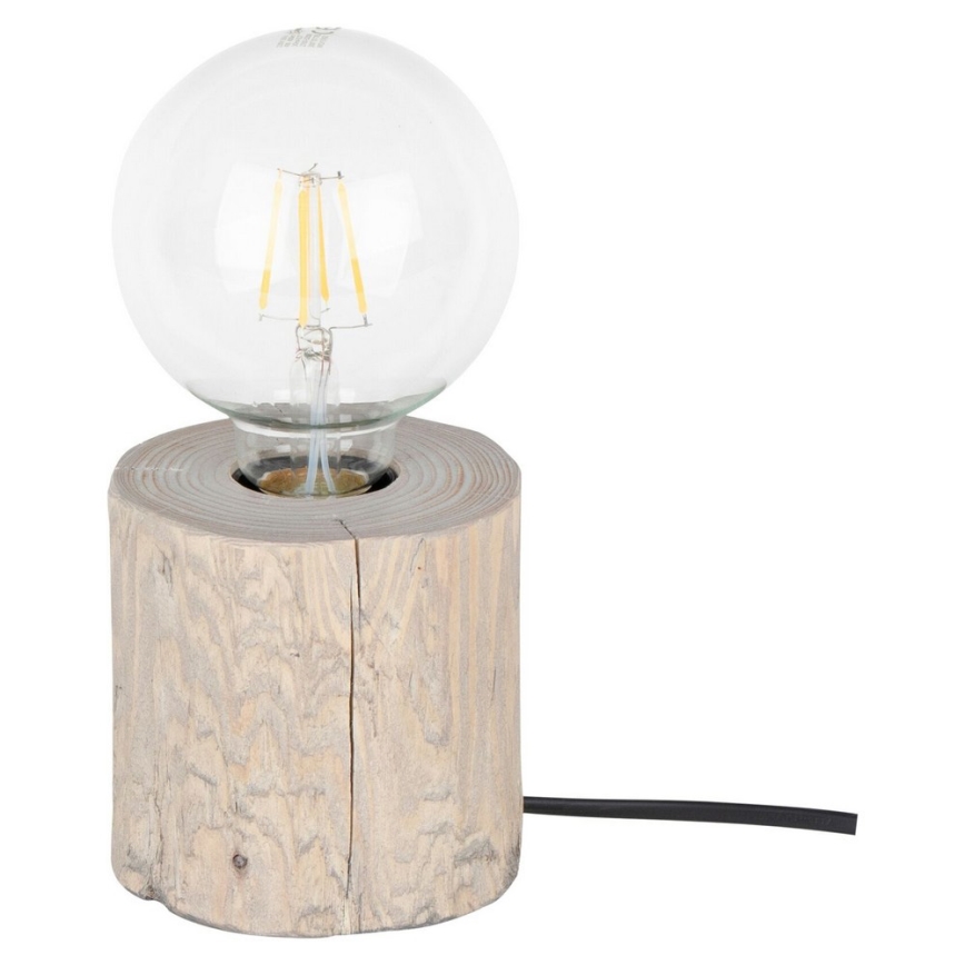 Stolní lampa TRABO 1xE27/25W/230V borovice