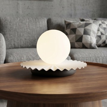 Stolní lampa UMBRA 1xG9/8W/230V bílá