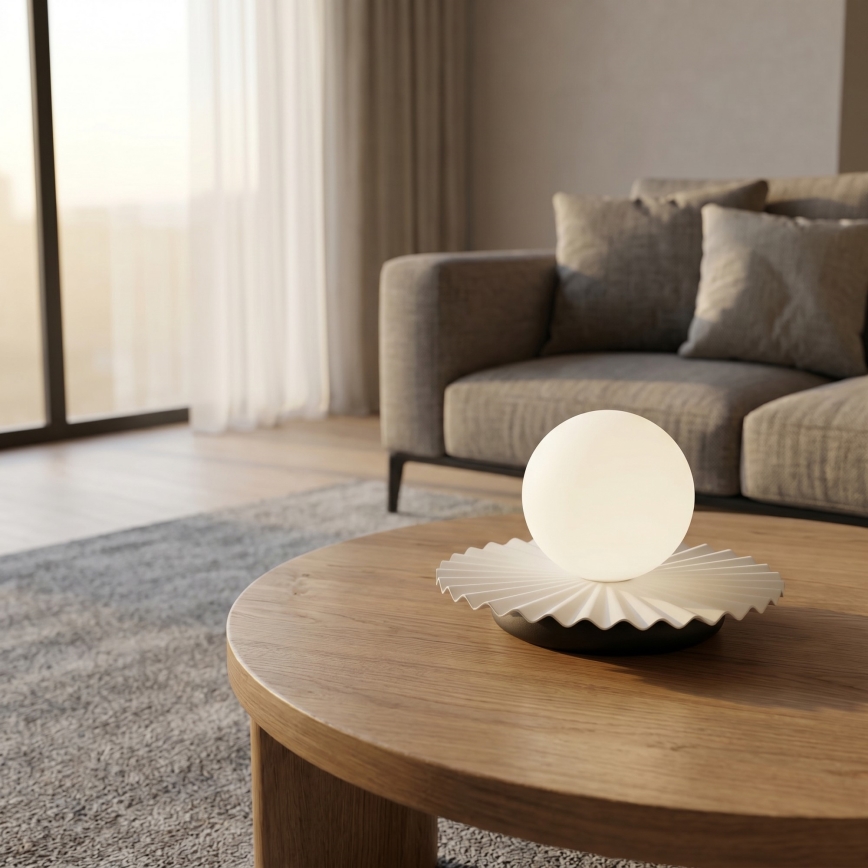 Stolní lampa UMBRA 1xG9/8W/230V bílá