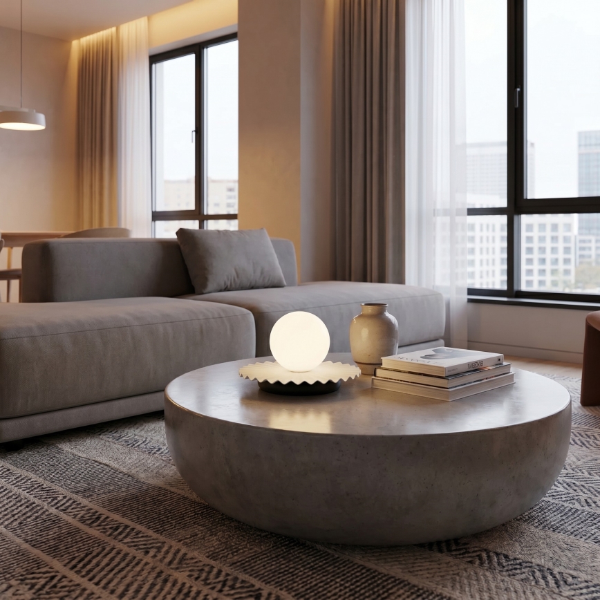 Stolní lampa UMBRA 1xG9/8W/230V bílá