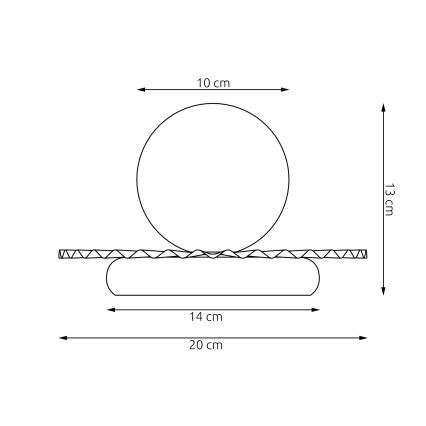 Stolní lampa UMBRA 1xG9/8W/230V oranžová