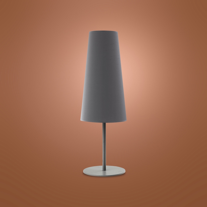 Stolní lampa UMBRELLA 1xE27/15W/230V šedá