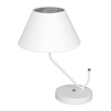 Stolní lampa VICTORIA 1xE27/60W/230V bílá