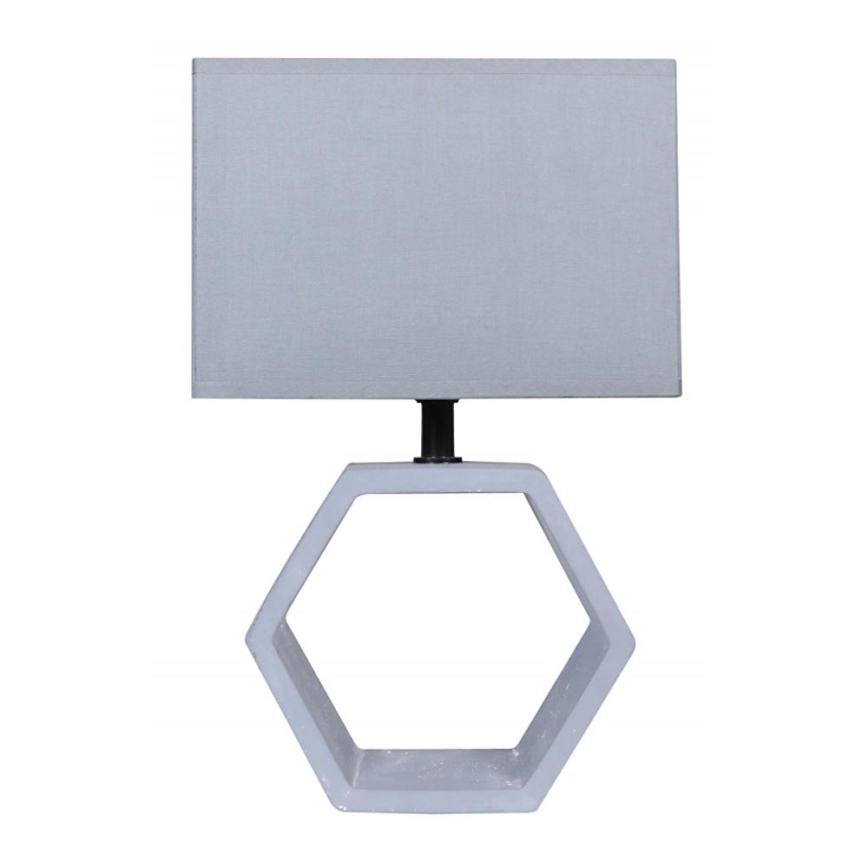 Stolní lampa VIDAL 1xE27/40W/230V šedá