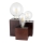 Stolní lampa VINCENT 3xE27/15W/230V buk
