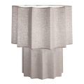 Stolní lampa WAVY 1xE27/14W/230V šedá