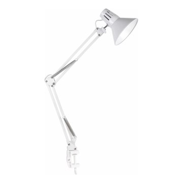 Stolní lampa WORKER 1xE27/10W/230V bílá