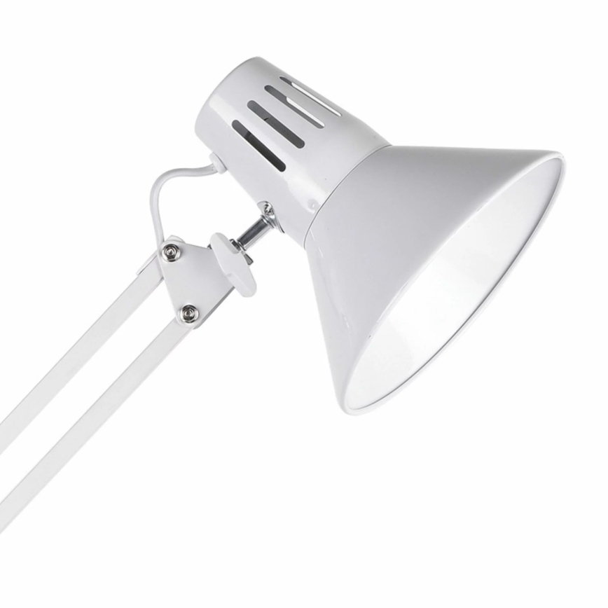 Stolní lampa WORKER 1xE27/10W/230V bílá