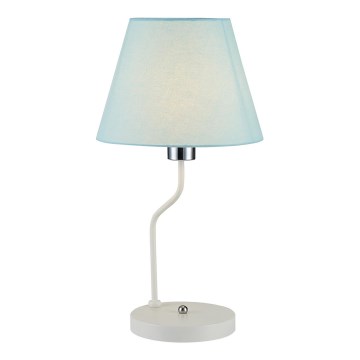 Stolní lampa YORK 1xE14/60W/230V bílá/modrá