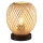 Stolní lampa ZANZIBAR 1xE27/20W/230V pr. 18 cm bambus