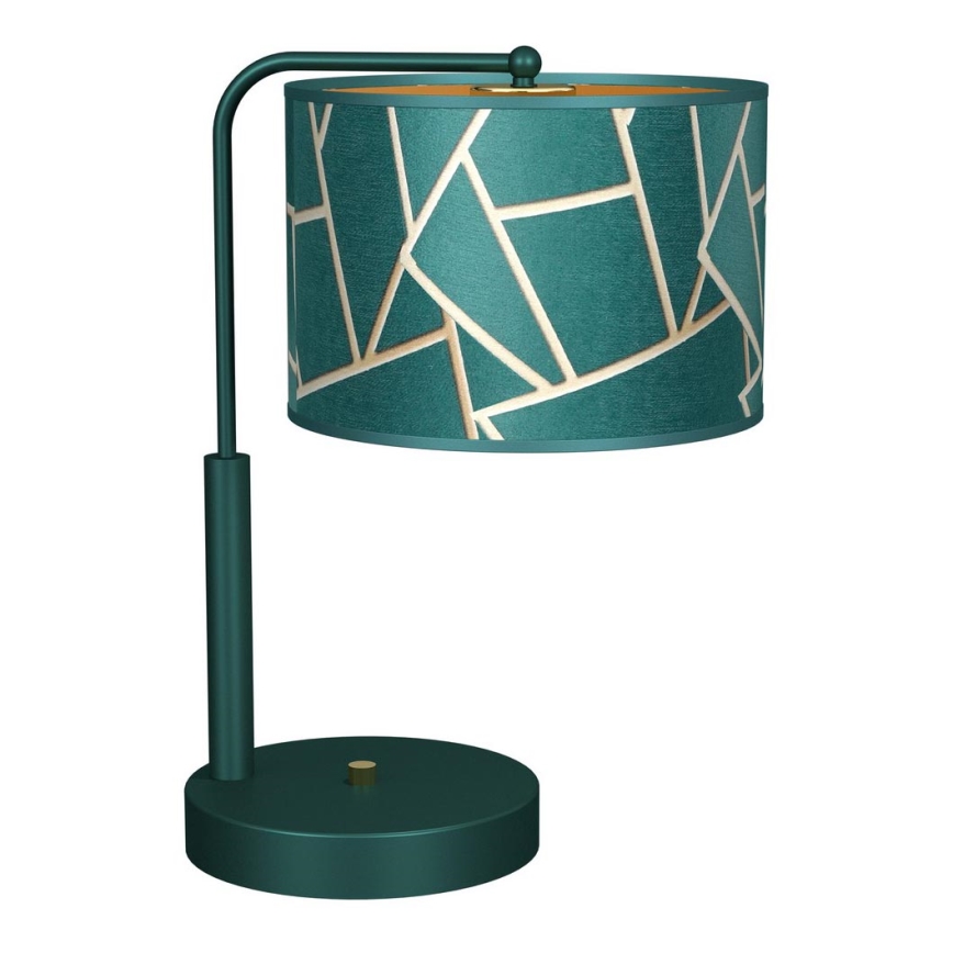 Stolní lampa ZIGGY 1xE27/60W/230V zelená/zlatá