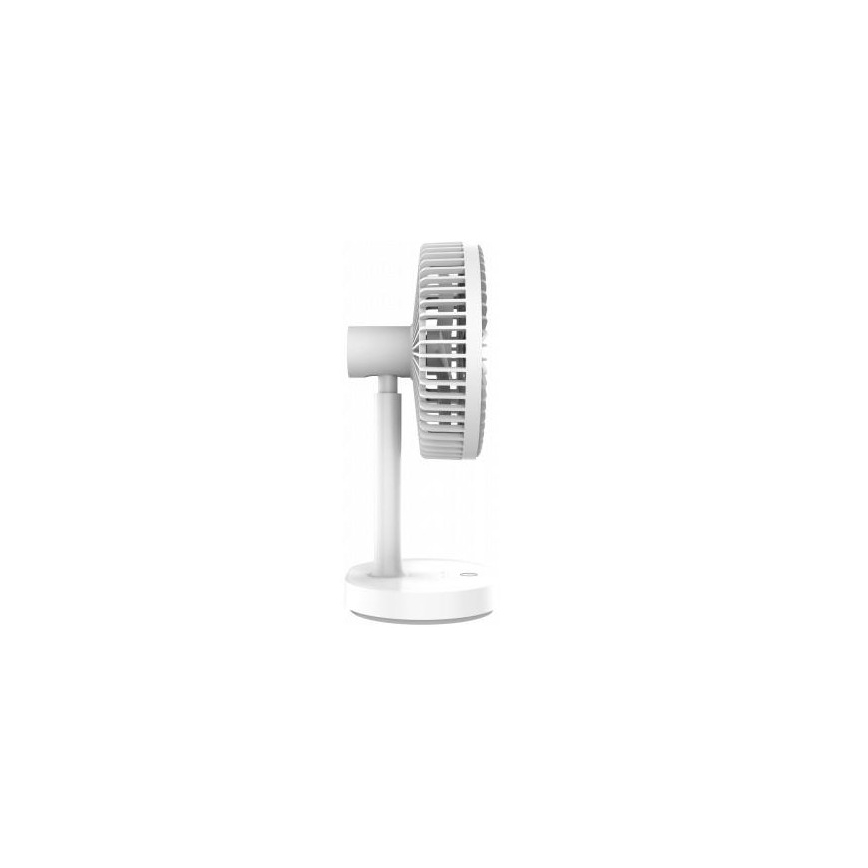 Stolní nabíjecí ventilátor s LED lampou 3000mA/3,7V microUSB