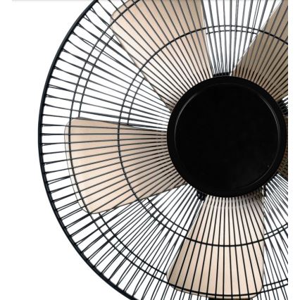 Stolní ventilátor 40W/230V pr. 35 cm černá/zlatá