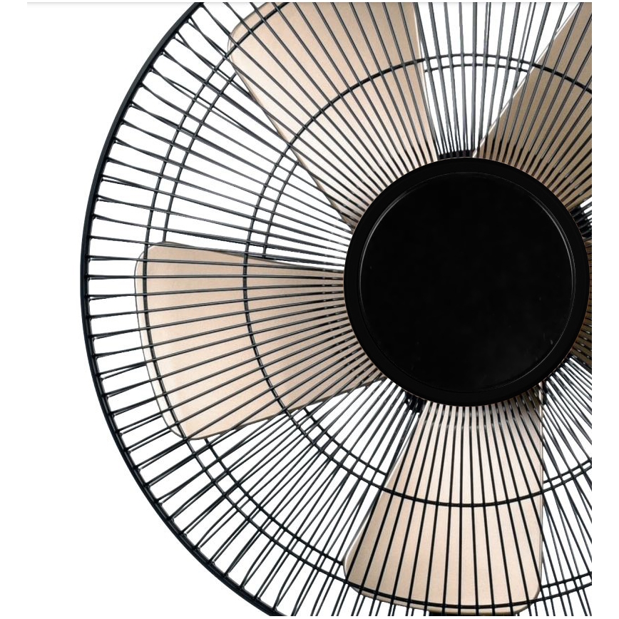 Stolní ventilátor 40W/230V pr. 35 cm černá/zlatá