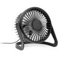 Stolní ventilátor USB pr. 15 cm černá