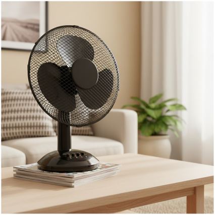 Stolní ventilátor VIENTO 40W/230V černá