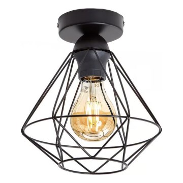 Stropní svítidlo 1xE27/40W/230V černá