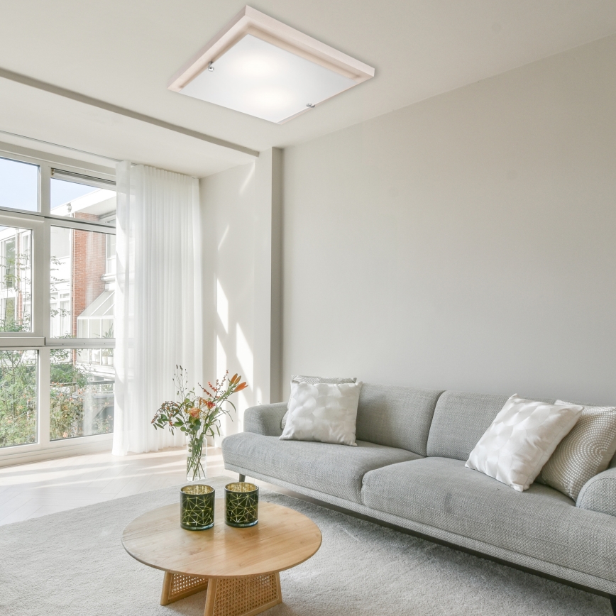 Stropní svítidlo 1xE27/60W/230V buk