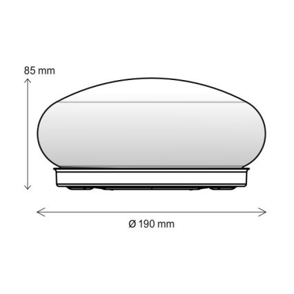 Stropní svítidlo 1xE27/60W/230V