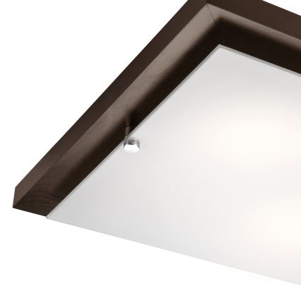 Stropní svítidlo 2xE27/60W/230V borovice