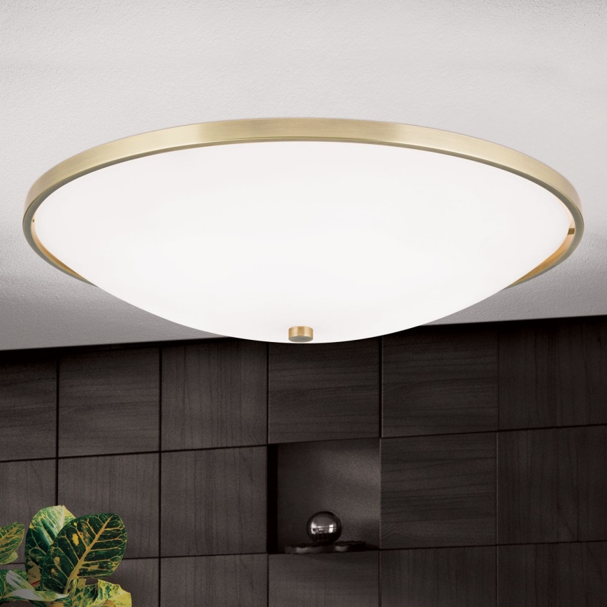 Stropní svítidlo AIDA 5xE27/60W/230V pr. 56,5 cm mosaz