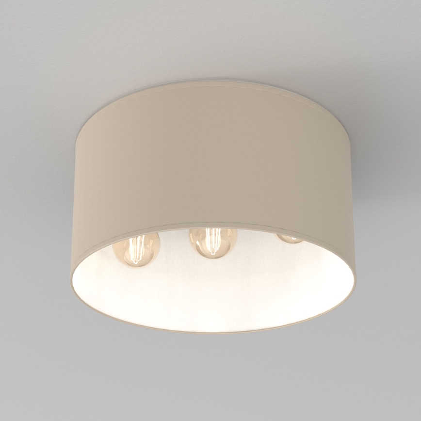 Stropní svítidlo ARDEN 3xE27/15W/230V pr. 40 cm béžová