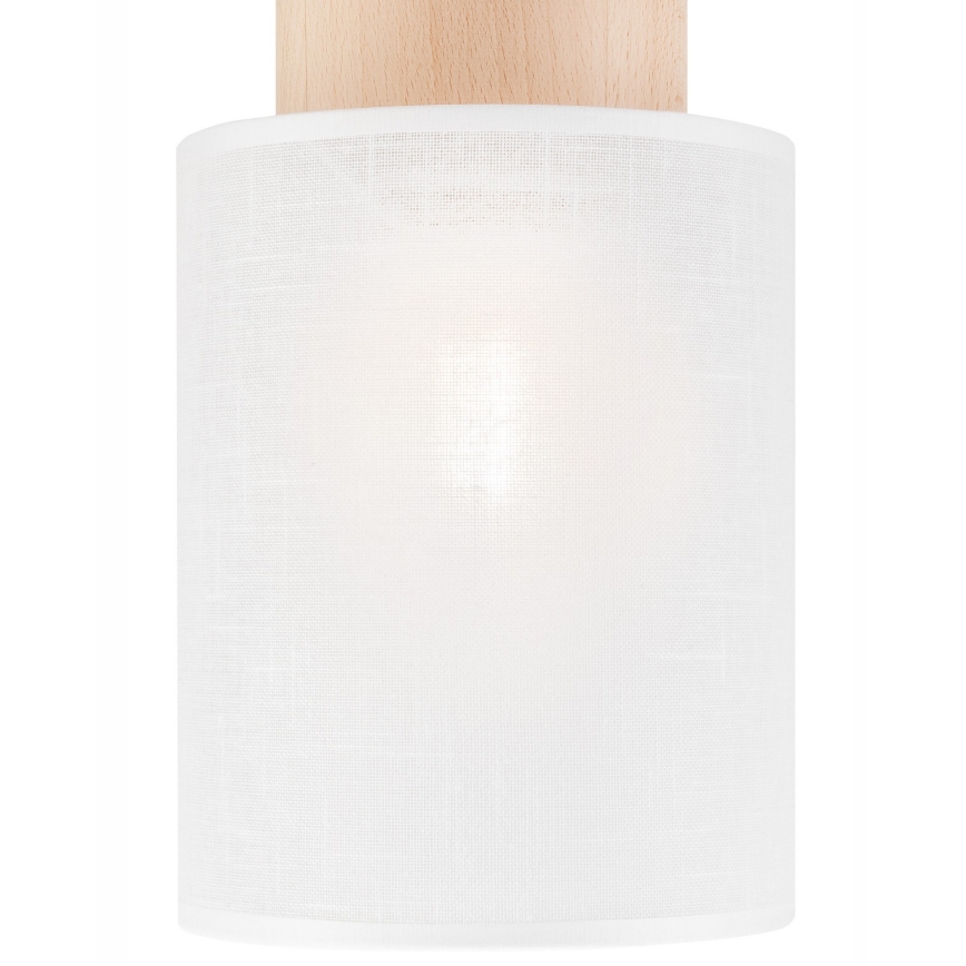 Stropní svítidlo ARI 1xE27/60W/230V pr. 16 cm bílá buk