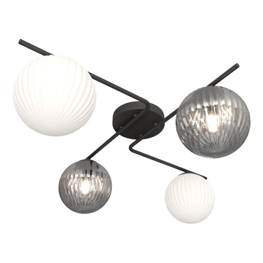 Stropní svítidlo AZURA 4xE14/10W/230V černá/šedá/bílá