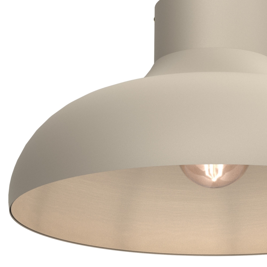 Stropní svítidlo BASCA 1xE27/15W/230V pr. 40 cm béžová