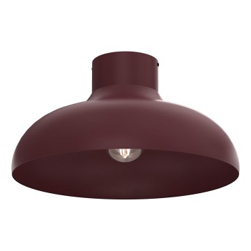 Stropní svítidlo BASCA 1xE27/15W/230V pr. 40 cm burgundy
