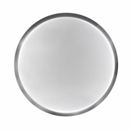 Stropní svítidlo BENEDYKT 2xE27/20W/230V pr. 33 cm stříbrná