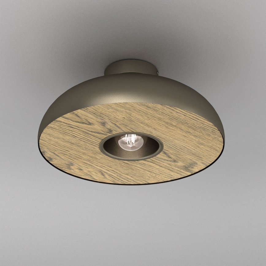 Stropní svítidlo BILBAO 1xE27/15W/230V pr. 40 cm mosaz