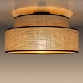 Stropní svítidlo BOHO 1xE27/60W/230V pr. 40 cm béžová