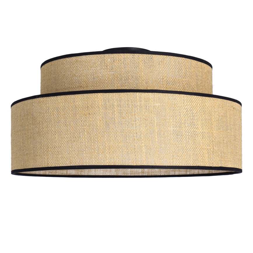 Stropní svítidlo BOHO 1xE27/60W/230V pr. 40 cm béžová