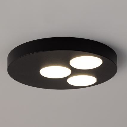 Stropní svítidlo BROS 3xGX53/12W/230V černá