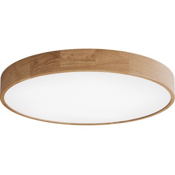 Stropní svítidlo CLEO 6xE27/24W/230V pr. 80 cm dub