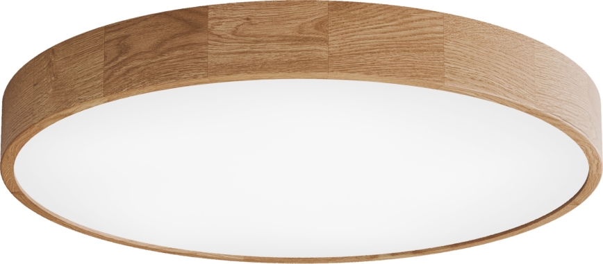 Stropní svítidlo CLEO 6xE27/24W/230V pr. 80 cm dub