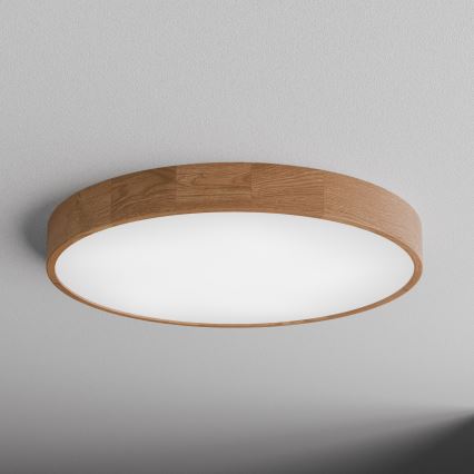 Stropní svítidlo CLEO 6xE27/24W/230V pr. 80 cm dub