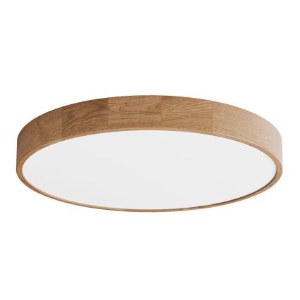 Stropní svítidlo CLEO 6xE27/24W/230V pr. 80 cm dub