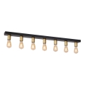 Stropní svítidlo FILO 7xE27/60W/230V černá/zlatá