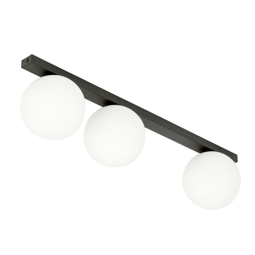 Stropní svítidlo FIT 3xE14/10W/230V černá/bílá