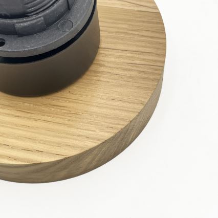 Stropní svítidlo HARMA WOOD 1xE27/15W/230V dub/bílá pr. 20 cm
