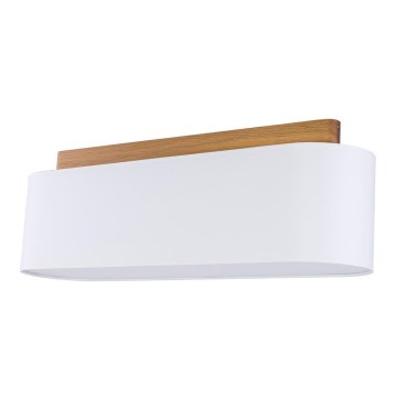 Stropní svítidlo HELENA 4xE27/60W/230V bílá/hnědá