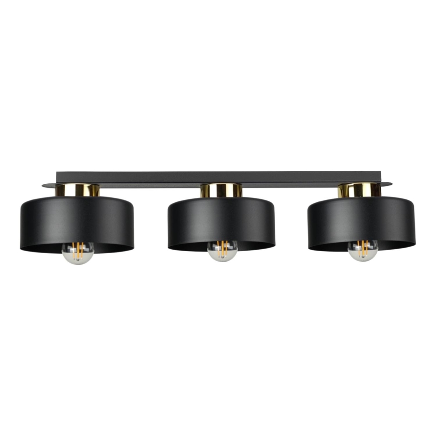 Stropní svítidlo IGNIA 3xE27/60W/230V černá