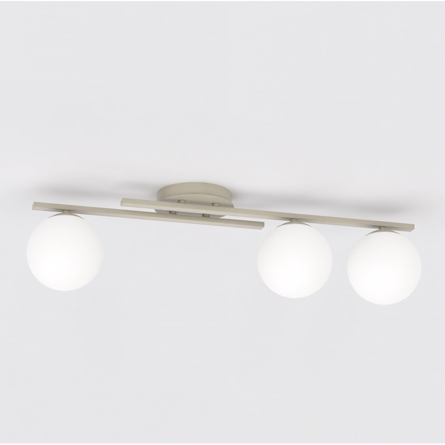 Stropní svítidlo KAIRO 3xE14/10W/230V béžová