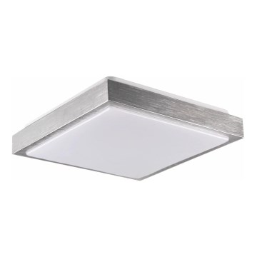 Stropní svítidlo KAZIMIERZ 2xE27/20W/230V 29,5x29,5 cm stříbrná