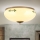 Stropní svítidlo LANDHAUS 2xE27/60W/230V pr. 28 cm bronz/béžová