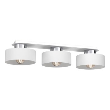 Stropní svítidlo MARTI 3xE27/15W/230V bílá/lesklý chrom